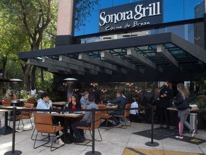 Una sucursal de Sonora Grill en Polanco, en enero de 2021.