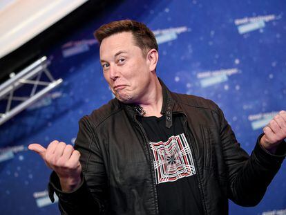 Elon Musk, durante una entrega de premios en Alemania en 2020.
