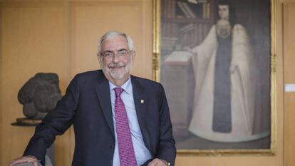 El rector de la UNAM, Enrique Graue, en Ciudad de México.