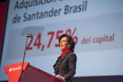 La presidenta del Grupo Santander, Ana Bot&iacute;n