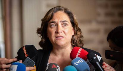 La alcaldesa de Barcelona, Ada Colau 