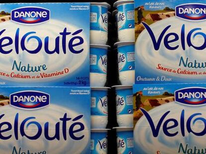 Productos l&aacute;cteos Danone