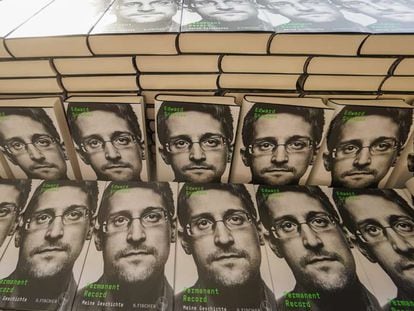 El libro de Edward Snowden, en Berlín en septiembre pasado.