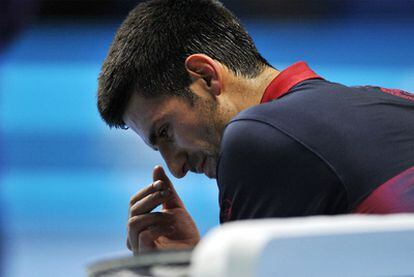 Djokovic, durante el encuentro