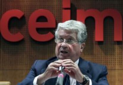 Arturo Férndandez, presidente de la patronal madrileña, CEIM, y candidato a la reelección.