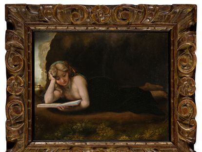 La 'Maddalena leggente' que subastará Sotheby's con la atribución a Correggio.