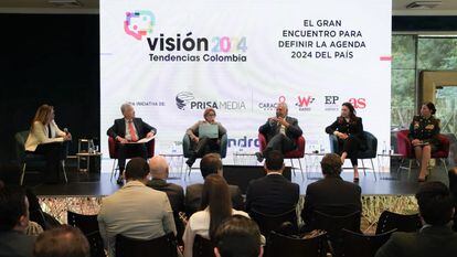 Foro ‘Visión 2024: tendencias Colombia’ organizado por Prisa Media, en Bogotá, el 27 de noviembre de 2023.