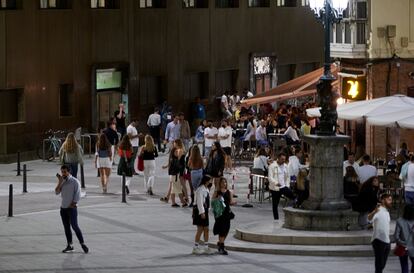 Una calle de Santander el 3 de julio.