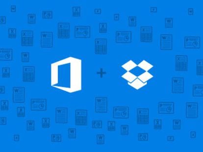 Dropbox y Microsoft fusionan almacenamiento online y Office