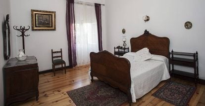 La habitación en la que durmió Franco en el Hotel Madrid.