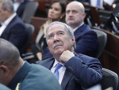 Guillermo Botero, este martes en el Senado de Colombia.
