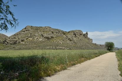 Vista del yacimiento tardoantiguo de La Marañosa (San Martín de la Vega, Madrid).