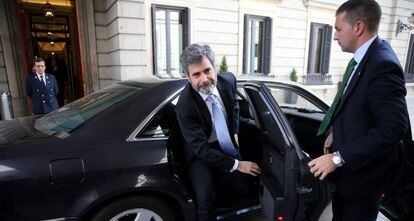 El ministre de Justícia, Rafael Catalá, arriba al Senat, dimarts passat.