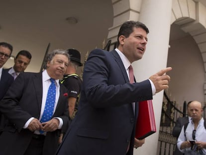 Picardo, el pasado d&iacute;a 24 en Gibraltar.