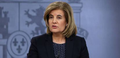 Fátima Báñez, ministra de Empleo y Seguridad Social