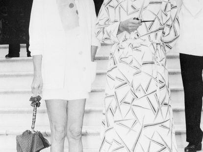 Wallis Simpson y Eduardo VIII de vacaciones en Italia.