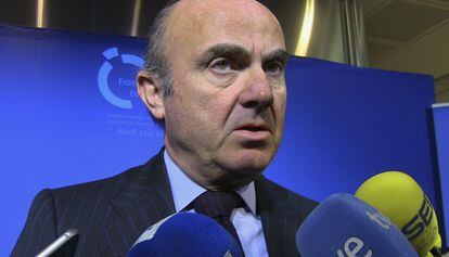 El ministro en funciones de Economía, Luis de Guindos.