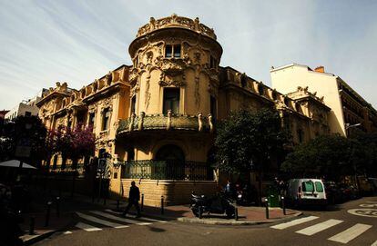 La sede madrileña de la SGAE.