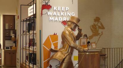 Interior de la tienda de Johnnie Walker, marca de Diageo, en Madrid