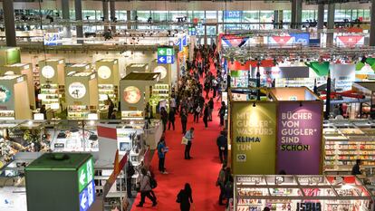 Vista de la Feria del Libro de Fráncfort 2020.