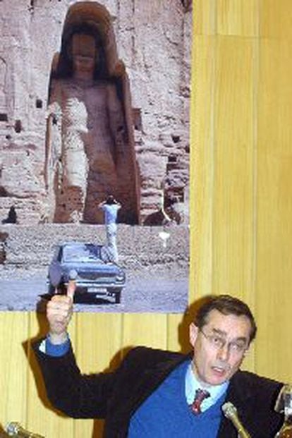 Alain Boinet, en la reunión de la Unesco en París.