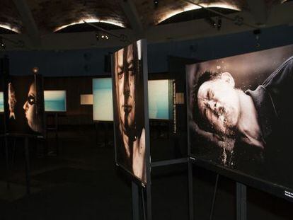 Aspecto de la exposici&oacute;n sobre el agua en el Museo Agbar.