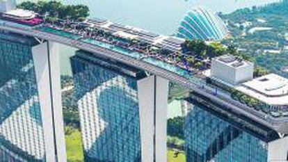 Vista del Marina Bay de Singapur, donde se celebra esta tarde la ceremonia de entrega de The World's 50 Best Restaurants.