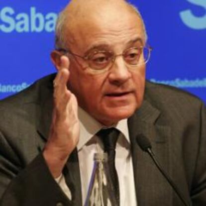 Josep Oliu, presidente del Banco Sabadell