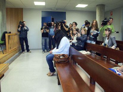 La cuidadora condenada, durante el juicio