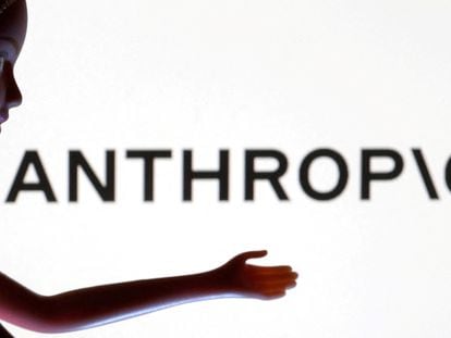El logo de Anthropic, en una ilustración.