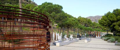 Vista de una de las instalaciones exteriores del laberinto creativo de elBulli1846, en una fotografía cedida por elBulliFoundation. 