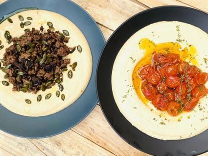 Un hummus extrafino y dos formas de convertirlo en un plato completo