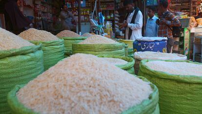 Un mercado en Karachi, la capital de Pakistán, este 25 de septiembre.