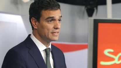 El secretario general del PSOE, Pedro Sánchez,