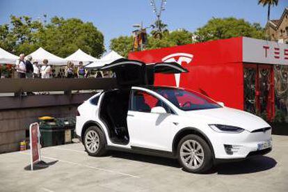 El modelo X de Tesla.