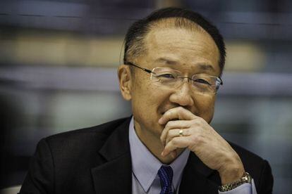 Jim Yong Kim, presidente del Banco Mundial, esta semana en washington