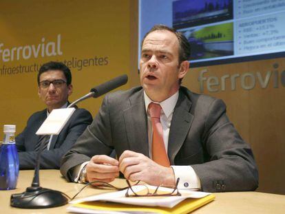 El director financiero de Ferrovial, Ernesto López Mozo, con el CEO delgrupo, íñigo Meirás.