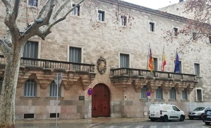 El Palacio de Justicia, sede del Tribunal Superior de Justicia de Baleares y la Audiencia Provincial, en la plaza Weyler de Palma de Mallorca.