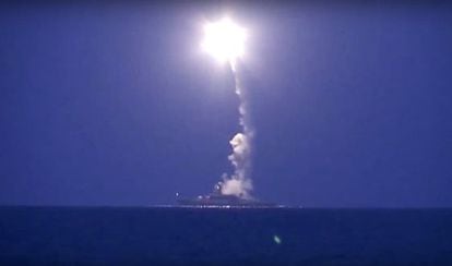 El lanzamiento de misiles rusos desde el Caspio