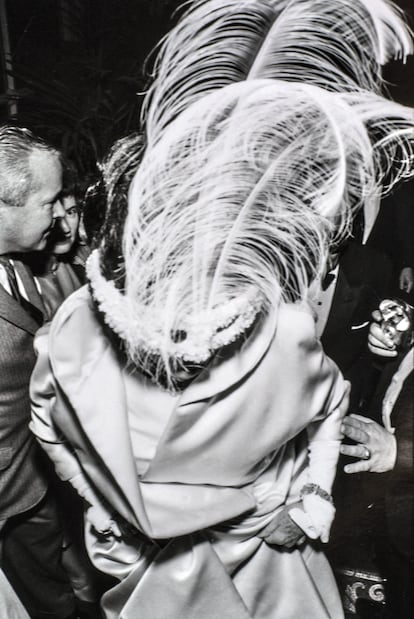 Rose Kennedy en el baile de Truman Capote en el Hotel Plaza de Nueva York, el 28 de noviembre de 1966. |