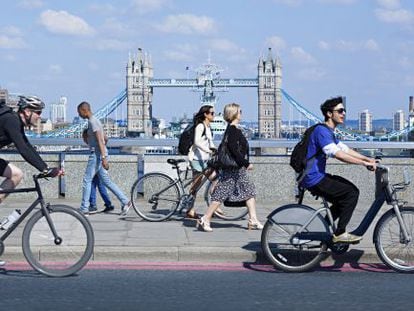 Londres tiene previsto invertir 100 millones de euros en su red ciclistas urbana en los próximos 10 años.
