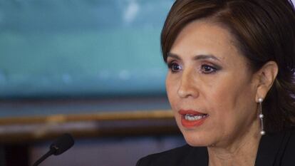 Rosario Robles, exsecretaria de Desarrollo Social, en una imagen de archivo.