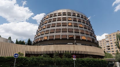 Edificio del Tribunal Constitucional, en Madrid.
