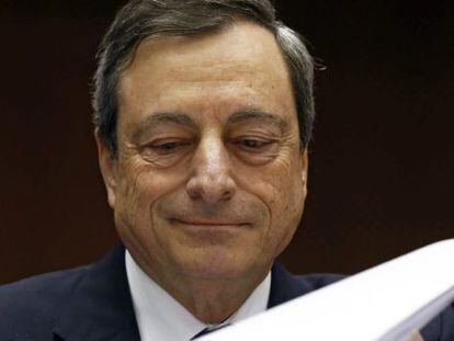El presidente del Banco Central Europeo (BCE) Mario Draghi. EFE/Archivo