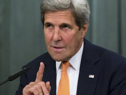 El secretario de Estado John Kerry, el pasado viernes.
