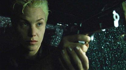 El personaje de Switch (Interruptor, en el doblaje en español) en ‘Matrix’ solo aparece en la primera parte de la saga.