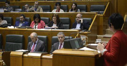 ïñigo Urkullu ha presidido este jueves la sesión en el Parlamento vasco.