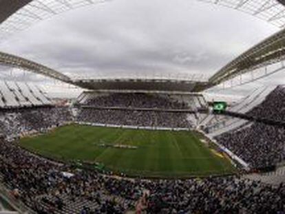 Vista general del estadio Arena de Sao Paulo. 