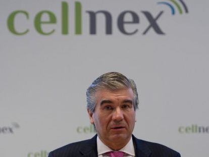 El presidente de la compañía de telecomunicaciones Cellnex Telecom, Francisco Reynés. EFE/Archivo