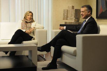 Ortega y Urkullu, durante la reunión de este viernes.